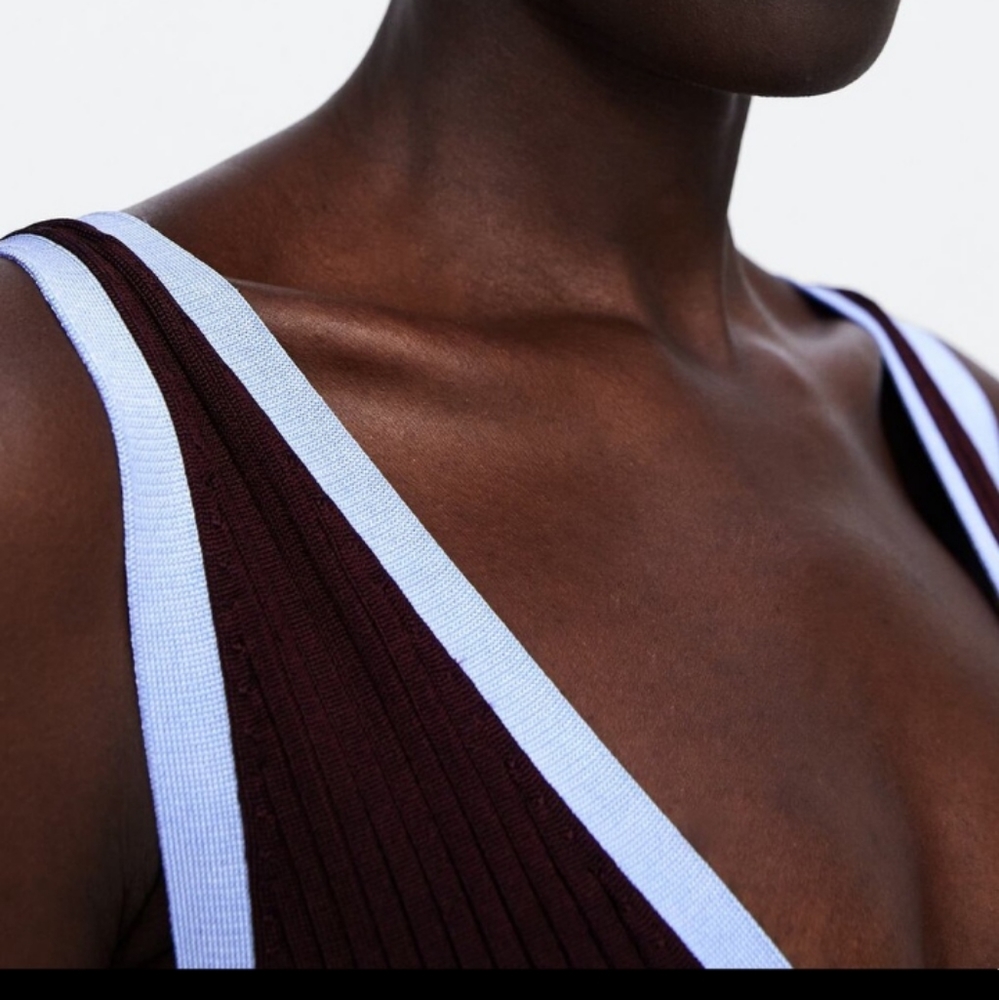 Zara Ribbed Knit Dress - Picture 7 of 8